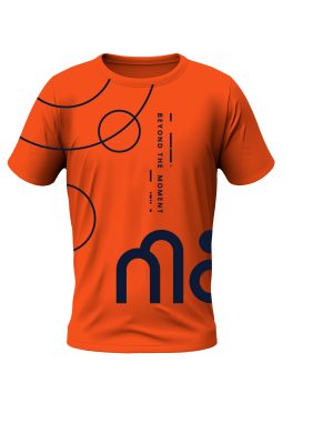 Orange Round Neck T